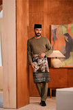 Baju Melayu Teluk Belanga Deluxe Smart Fit - Teak