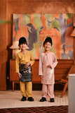 Baju Melayu Kids Teluk Belanga Deluxe Smart Fit - Blush