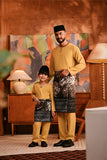 Baju Melayu Teluk Belanga Deluxe Smart Fit - Misted Yellow