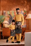 Baju Melayu Teluk Belanga Deluxe Smart Fit - Misted Yellow