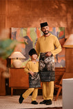 Baju Melayu Teluk Belanga Deluxe Smart Fit - Misted Yellow