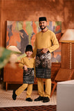 Baju Melayu Teluk Belanga Deluxe Smart Fit - Misted Yellow