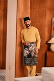 Baju Melayu Teluk Belanga Deluxe Smart Fit - Misted Yellow