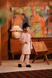 Baju Melayu Kids Teluk Belanga Deluxe Smart Fit - Blush