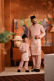 Baju Melayu Teluk Belanga Deluxe Smart Fit - Blush