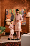 Baju Melayu Teluk Belanga Deluxe Smart Fit - Blush