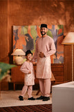 Baju Melayu Teluk Belanga Deluxe Smart Fit - Blush