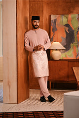 Baju Melayu Teluk Belanga Deluxe Smart Fit - Blush