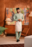 Baju Melayu Teluk Belanga Deluxe Smart Fit - Green Bay