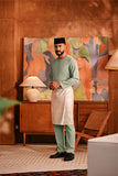 Baju Melayu Teluk Belanga Deluxe Smart Fit - Green Bay