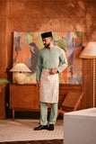 Baju Melayu Teluk Belanga Deluxe Smart Fit - Green Bay