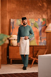 Baju Melayu Teluk Belanga Deluxe Smart Fit - Green Jasper