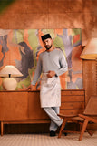 Baju Melayu Teluk Belanga Deluxe Smart Fit - Flint Stone