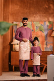 Baju Melayu Teluk Belanga Deluxe Smart Fit - Violet Quartz