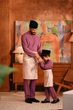 Baju Melayu Teluk Belanga Deluxe Smart Fit - Violet Quartz