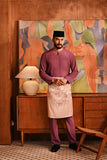 Baju Melayu Teluk Belanga Deluxe Smart Fit - Violet Quartz