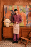 Baju Melayu Teluk Belanga Deluxe Smart Fit - Violet Quartz