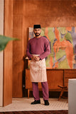 Baju Melayu Teluk Belanga Deluxe Smart Fit - Violet Quartz