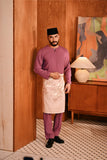 Baju Melayu Teluk Belanga Deluxe Smart Fit - Violet Quartz