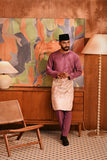 Baju Melayu Teluk Belanga Deluxe Smart Fit - Violet Quartz