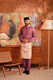 Baju Melayu Teluk Belanga Deluxe Smart Fit - Violet Quartz