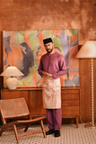 Baju Melayu Teluk Belanga Deluxe Smart Fit - Violet Quartz