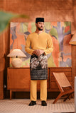 Baju Melayu Teluk Belanga Deluxe Smart Fit - Honey Gold