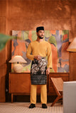 Baju Melayu Teluk Belanga Deluxe Smart Fit - Honey Gold