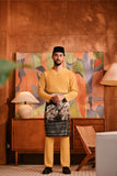 Baju Melayu Teluk Belanga Deluxe Smart Fit - Honey Gold