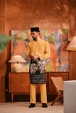 Baju Melayu Teluk Belanga Deluxe Smart Fit - Honey Gold