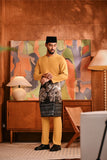 Baju Melayu Teluk Belanga Deluxe Smart Fit - Honey Gold