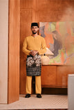 Baju Melayu Teluk Belanga Deluxe Smart Fit - Honey Gold