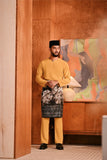 Baju Melayu Teluk Belanga Deluxe Smart Fit - Honey Gold