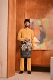 Baju Melayu Teluk Belanga Deluxe Smart Fit - Honey Gold