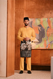 Baju Melayu Teluk Belanga Deluxe Smart Fit - Honey Gold