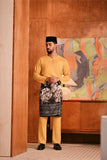 Baju Melayu Teluk Belanga Deluxe Smart Fit - Honey Gold