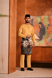 Baju Melayu Teluk Belanga Deluxe Smart Fit - Honey Gold