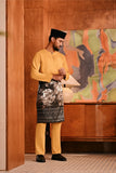 Baju Melayu Teluk Belanga Deluxe Smart Fit - Honey Gold