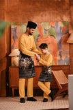 Baju Melayu Kids Teluk Belanga Deluxe Smart Fit - Honey Gold