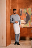 Baju Melayu Teluk Belanga Deluxe Smart Fit - Ashley Blue