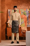 Baju Melayu Teluk Belanga Deluxe Smart Fit - Safari