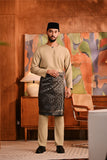 Baju Melayu Teluk Belanga Deluxe Smart Fit - Safari