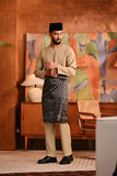 Baju Melayu Teluk Belanga Deluxe Smart Fit - Safari