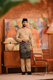 Baju Melayu Teluk Belanga Deluxe Smart Fit - Safari