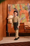 Baju Melayu Kids Teluk Belanga Deluxe Smart Fit - Safari