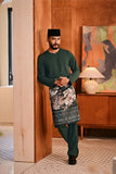 Baju Melayu Teluk Belanga Deluxe Smart Fit - Emerald Green