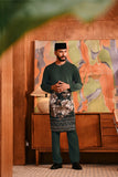 Baju Melayu Teluk Belanga Deluxe Smart Fit - Emerald Green