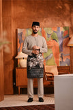 Baju Melayu Teluk Belanga Modern Smart Fit - Ashley Beige