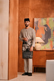 Baju Melayu Teluk Belanga Modern Smart Fit - Ashley Beige