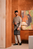 Baju Melayu Teluk Belanga Modern Smart Fit - Ashley Beige